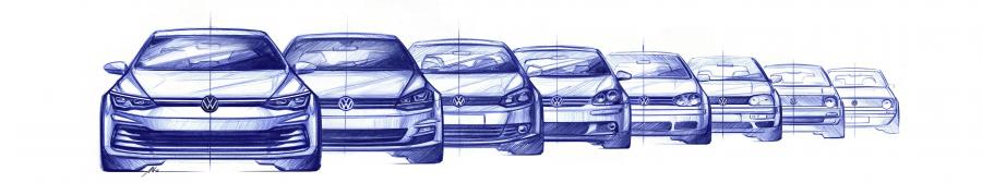 Эскиз Volkswagen Golf Style 2020 года  (WW) (фото 70 из 97)